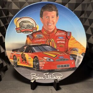 NASCAR Bill Elliott McDonald's 25th Anniversary Collector's Plate 2000